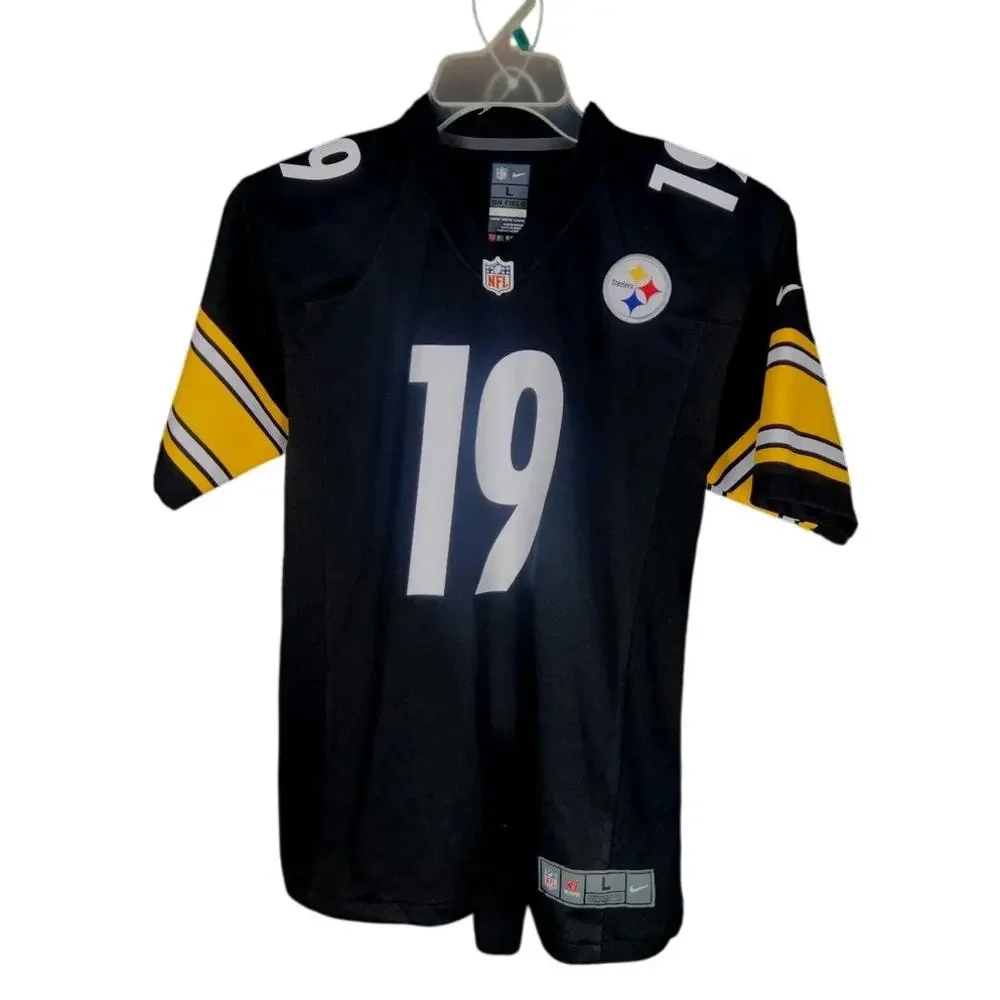 Nike On Field Pittsburgh Steelers Ju Ju Smith-Schuster jersey youth large
